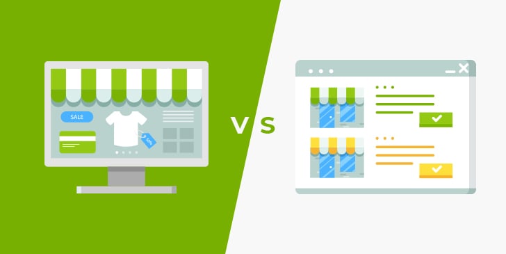 Learn the difference between selling goods on marketplaces and your own ecommerce website