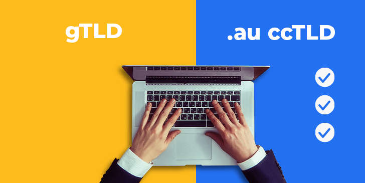 Registering a gTLD vs registering a .au ccTLD copy