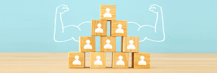 Build a small yet strong team