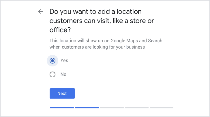Add your business address 1