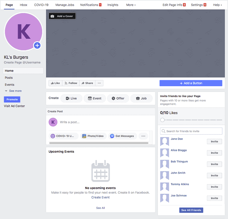 Finish customising your page