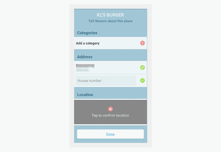 Input your business name and details_