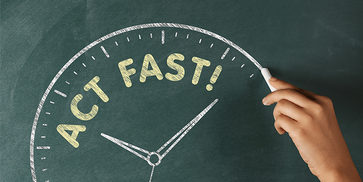 Create a sense of urgency