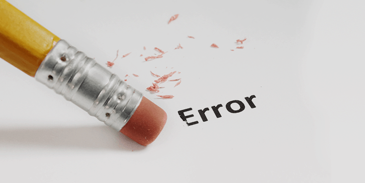 Forgetting to proofread