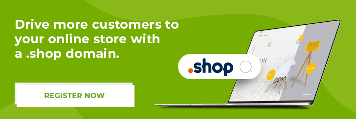 Register .Shop Domain