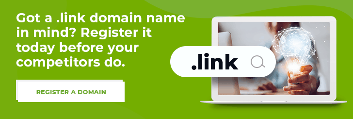 Crazy Domains .LINK banner