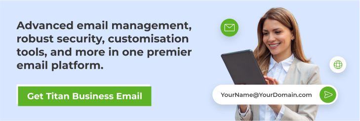 Titan Email Hosting banner