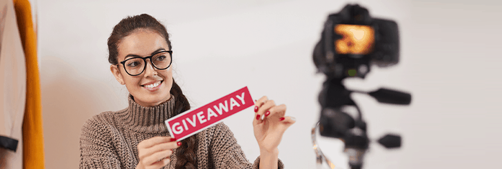 Organise giveaways