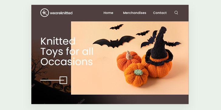 Halloween-themed website background