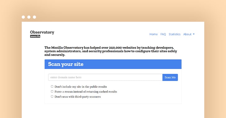 Mozilla Observatory