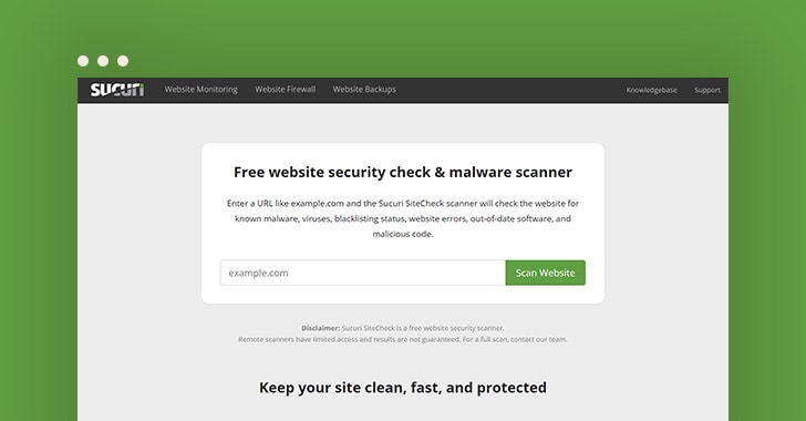 Sucuri SiteCheck