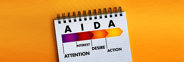 Follow the AIDA Model