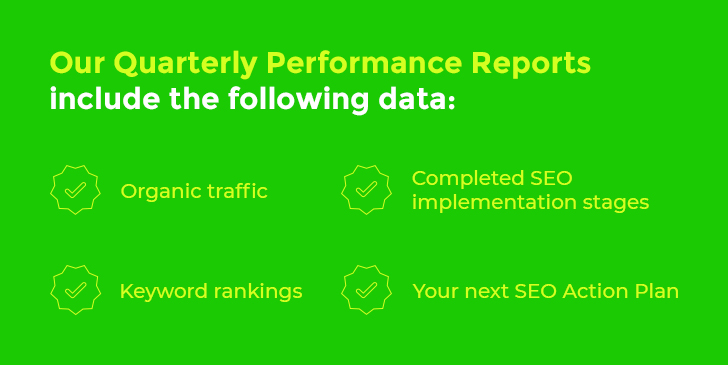 Quarterly Performance Reports Parameters