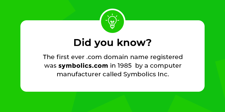 The Birth of Domain Extensions