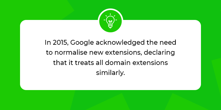 The Introduction of New Domain Extensions